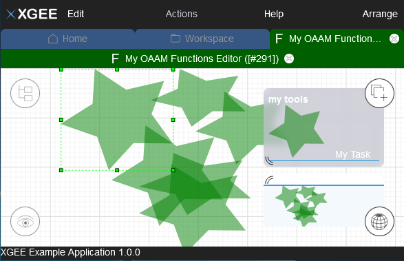 Fully working minimal editor